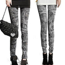 Load image into Gallery viewer, Free Shipping New Sexy Womens Leggings Jeggings Fashion tattoo Denim jeans Stretchy Skinny Pants