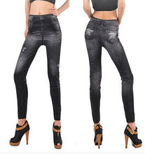 Load image into Gallery viewer, Free Shipping New Sexy Womens Leggings Jeggings Fashion tattoo Denim jeans Stretchy Skinny Pants