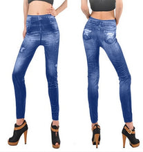 Load image into Gallery viewer, Free Shipping New Sexy Womens Leggings Jeggings Fashion tattoo Denim jeans Stretchy Skinny Pants