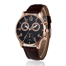 Load image into Gallery viewer, High Quality Business Men Watch Retro Design Leather Analog Alloy Quartz Wrist Watch Luminous Sport Men Wrist Watch reloj hombre