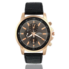 Load image into Gallery viewer, 2017 New Fashion Geneva Watch Men Unisex Faux Leather Strap Quartz Wrist Watch For Men Clock Relogio masculino