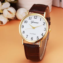 Load image into Gallery viewer, Men Watch 2017 Fashion Casual Faux Leather Mens Quartz Wristwatch Watches Man Relogio Masculino