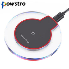 Load image into Gallery viewer, Ultra Slim QI Wireless Fast Charger Charging Pad 5V 1A Wireless Charge for Samsung Galaxy S7 S6 Edge Plus Note 5 LG G2 G3 HTC