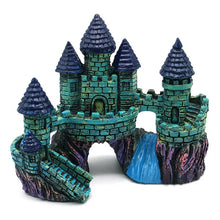 Load image into Gallery viewer, Nicrew Aquariums Decoration Resin Castle Landscaping Ancient Castle Tower For Fish Tank Aquarium Fish Escape Cave Ornaments