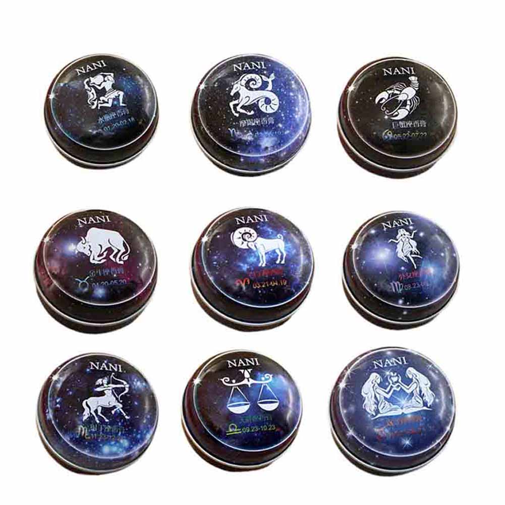 New 12 Constellation Perfumes Magic Solid Perfume Deodorant Solid Fragrance For Women Men