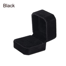 Load image into Gallery viewer, High Quality Velvet Engagement Wedding Earring Ring Pendant Jewelry Display Storage Box Case 7 Colors