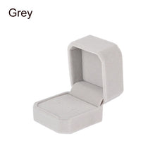 Load image into Gallery viewer, High Quality Velvet Engagement Wedding Earring Ring Pendant Jewelry Display Storage Box Case 7 Colors