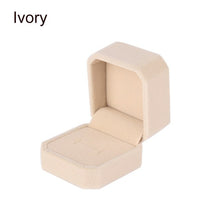 Load image into Gallery viewer, High Quality Velvet Engagement Wedding Earring Ring Pendant Jewelry Display Storage Box Case 7 Colors