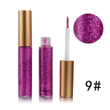 Load image into Gallery viewer, Metallic Shiny Smoky Eyes Eyeshadow Waterproof Glitter Liquid Eyeliner