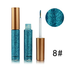 Load image into Gallery viewer, Metallic Shiny Smoky Eyes Eyeshadow Waterproof Glitter Liquid Eyeliner