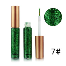 Load image into Gallery viewer, Metallic Shiny Smoky Eyes Eyeshadow Waterproof Glitter Liquid Eyeliner