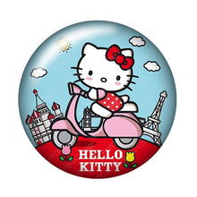 Load image into Gallery viewer, Fashion Lovely hello kitty 10pcs 12mm/18mm/20mm/25mm Round photo glass cabochon demo flat back Making findings ZB0479