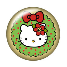 Load image into Gallery viewer, Fashion Lovely hello kitty 10pcs 12mm/18mm/20mm/25mm Round photo glass cabochon demo flat back Making findings ZB0479