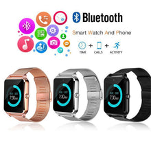 Load image into Gallery viewer, Z60 Smart Watch Bluetooth Android Phone Call 2G Gsm Sim Tf Card Camera Watch