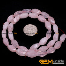 Load image into Gallery viewer, 6x12mm Twist Jewelry Beads Natural Stone Beads Select: Rose Quartzs, Aventurine Amethysts, Red Jaspers,Tiger Eye,Wholesale !