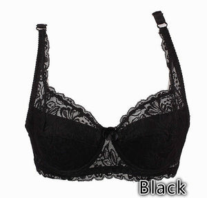 Summer Thin Seamless Lace Sexy Push Up Bra Adjustable Plus Size Bra Comfortable Underwear Women Soutien Gorge Sujetador