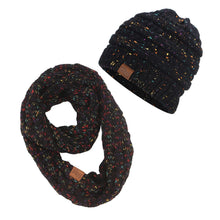 Load image into Gallery viewer, ponytail beanies &amp; scarf sets