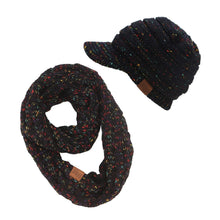 Load image into Gallery viewer, ponytail beanies &amp; scarf sets