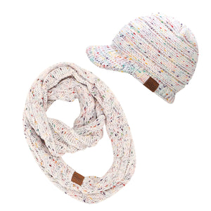 ponytail beanies & scarf sets