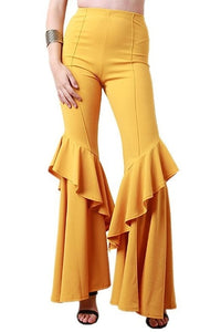 Autumn 2018 Trousers Women High Waist Black White Pants Flare Pants Woman Wide Leg Pants Female Big Size Pantalon Femme Mujer