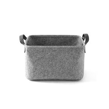 Load image into Gallery viewer, CHUWUJU Book Storage Basket Storage Bag Portable Foldable Organizer Boxes Big Canvas Felt Toy For House Hold