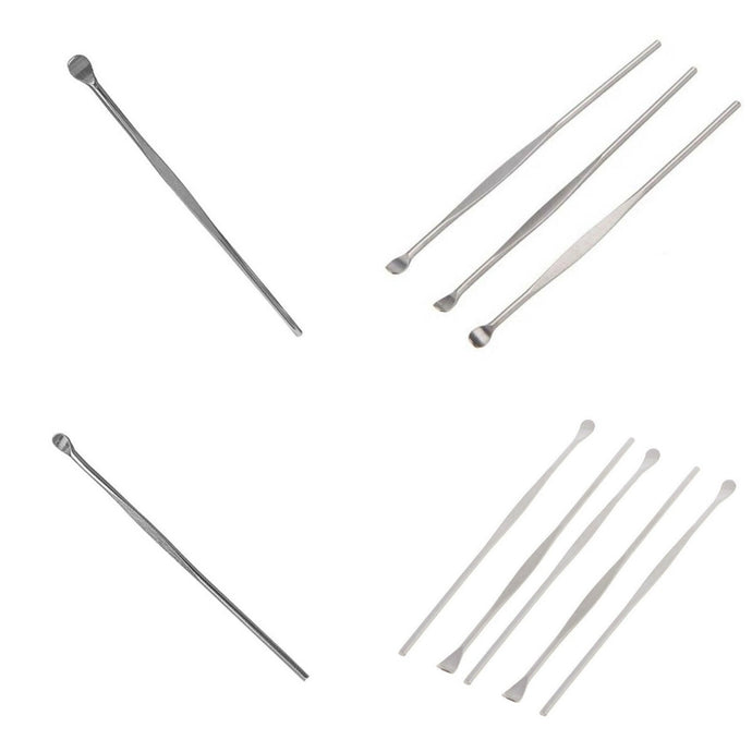 New 5Pcs Ear Wax Pickers Stainless Steel Ear Picks Wax Removal Curette Remover Cleaner Ear Care Tool EarPick free shiping