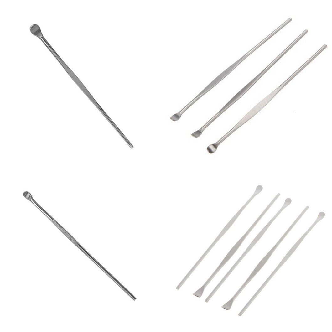 New 5Pcs Ear Wax Pickers Stainless Steel Ear Picks Wax Removal Curette Remover Cleaner Ear Care Tool EarPick free shiping