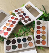 Load image into Gallery viewer, LUTER New 10 Eyeshadow Palette Waterproof Shimmer Eyeshadow Collection 4 Palettes Burgendy Bronze Smoky For Any Makeup You Need