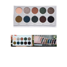 Load image into Gallery viewer, LUTER New 10 Eyeshadow Palette Waterproof Shimmer Eyeshadow Collection 4 Palettes Burgendy Bronze Smoky For Any Makeup You Need