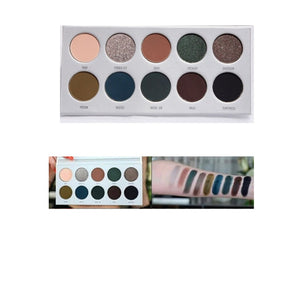 LUTER New 10 Eyeshadow Palette Waterproof Shimmer Eyeshadow Collection 4 Palettes Burgendy Bronze Smoky For Any Makeup You Need