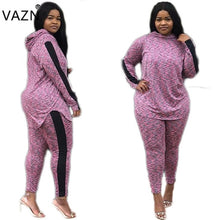 Load image into Gallery viewer, VAZN Hot Fashion Design 2018 Jumpsuit Women Casual Full Sleeve Print 2-Pieces Rompers Hooded Regular Hollow Out Rompers MJ1027