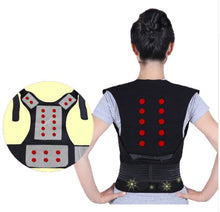 Load image into Gallery viewer, Tourmaline Heating Vest Back Waist Protector Magnetotherapy Multi-function Healthcare Health Lumbar Intervertebral Disc Painless