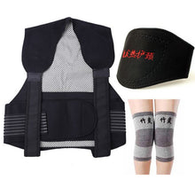 Load image into Gallery viewer, Tourmaline Heating Vest Back Waist Protector Magnetotherapy Multi-function Healthcare Health Lumbar Intervertebral Disc Painless