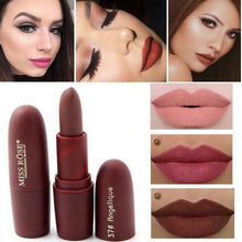 Load image into Gallery viewer, Miss Rose Matte Lipstick for Women Cosmetics Sexy Batom Mate Waterproof Long-lasting Nude Red Lips Makeup Levre Pintalabios Lady