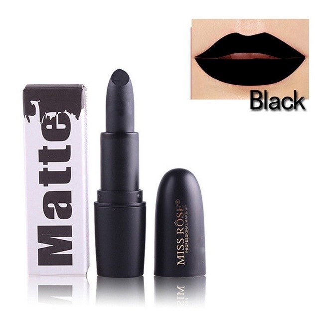 Miss Rose Matte Lipstick for Women Cosmetics Sexy Batom Mate Waterproof Long-lasting Nude Red Lips Makeup Levre Pintalabios Lady