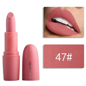 Miss Rose Matte Lipstick for Women Cosmetics Sexy Batom Mate Waterproof Long-lasting Nude Red Lips Makeup Levre Pintalabios Lady