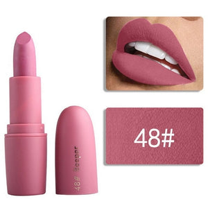 Miss Rose Matte Lipstick for Women Cosmetics Sexy Batom Mate Waterproof Long-lasting Nude Red Lips Makeup Levre Pintalabios Lady