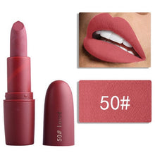 Load image into Gallery viewer, Miss Rose Matte Lipstick for Women Cosmetics Sexy Batom Mate Waterproof Long-lasting Nude Red Lips Makeup Levre Pintalabios Lady