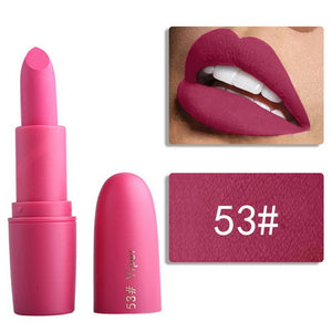 Miss Rose Matte Lipstick for Women Cosmetics Sexy Batom Mate Waterproof Long-lasting Nude Red Lips Makeup Levre Pintalabios Lady