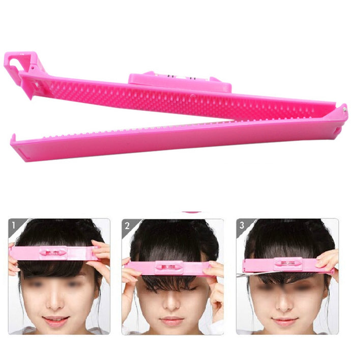 Women/Girl Forehead  Hair Trimmer Fringe Cut Tool Hair Adjust Level Ruler /Hair Cutting Accessories DIY Trimming Bangs Tool