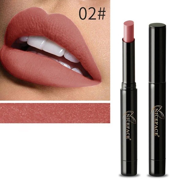 NICEFACE 16 Color Lipstick Pencil Cosmetics Matte Lips Pigment Nude Lip Stick Long Lasting Velvet Lipsticks Pen Makeup #268637