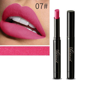 NICEFACE 16 Color Lipstick Pencil Cosmetics Matte Lips Pigment Nude Lip Stick Long Lasting Velvet Lipsticks Pen Makeup #268637