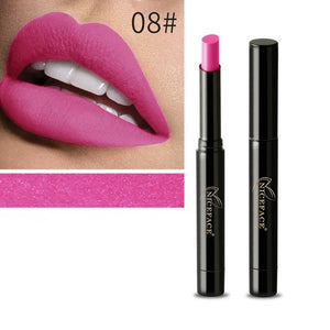 NICEFACE 16 Color Lipstick Pencil Cosmetics Matte Lips Pigment Nude Lip Stick Long Lasting Velvet Lipsticks Pen Makeup #268637