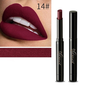 NICEFACE 16 Color Lipstick Pencil Cosmetics Matte Lips Pigment Nude Lip Stick Long Lasting Velvet Lipsticks Pen Makeup #268637