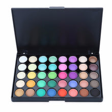 Load image into Gallery viewer, 40 Color Portable Cosmetic Matte Eyeshadow Palette Professional Eye Shadow Cream Women Makeup Shimmer Eyeshadow Pallete Set