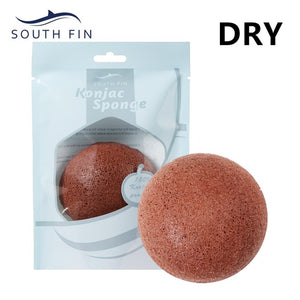 7 Colors Natural Konjac Sponge Konnyaku Facial Puff Face Clean Washing Sponge Exfoliator Cleansing Sponge Puff Facial Cleanser