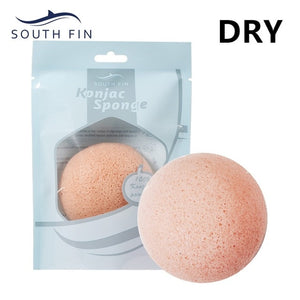 7 Colors Natural Konjac Sponge Konnyaku Facial Puff Face Clean Washing Sponge Exfoliator Cleansing Sponge Puff Facial Cleanser