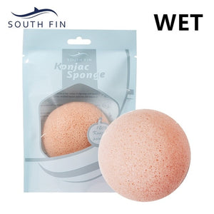 7 Colors Natural Konjac Sponge Konnyaku Facial Puff Face Clean Washing Sponge Exfoliator Cleansing Sponge Puff Facial Cleanser