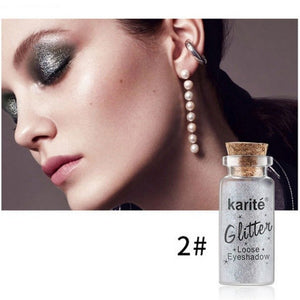 Chic 12 Colors Glitter Eye Shadow Cosmetics Makeup Diamond Lips Loose Eyes Pigment Powder Woman Cosmetics Make Up Eyeshadow