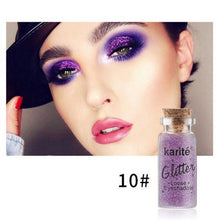 Load image into Gallery viewer, Chic 12 Colors Glitter Eye Shadow Cosmetics Makeup Diamond Lips Loose Eyes Pigment Powder Woman Cosmetics Make Up Eyeshadow